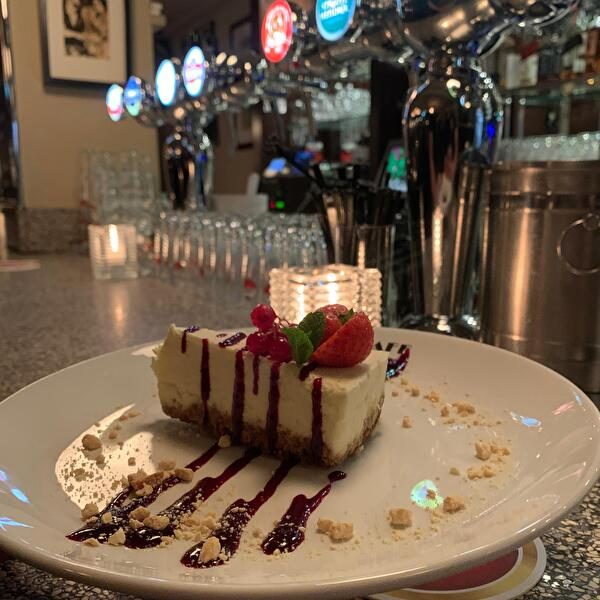 Witte chocolade cheesecake